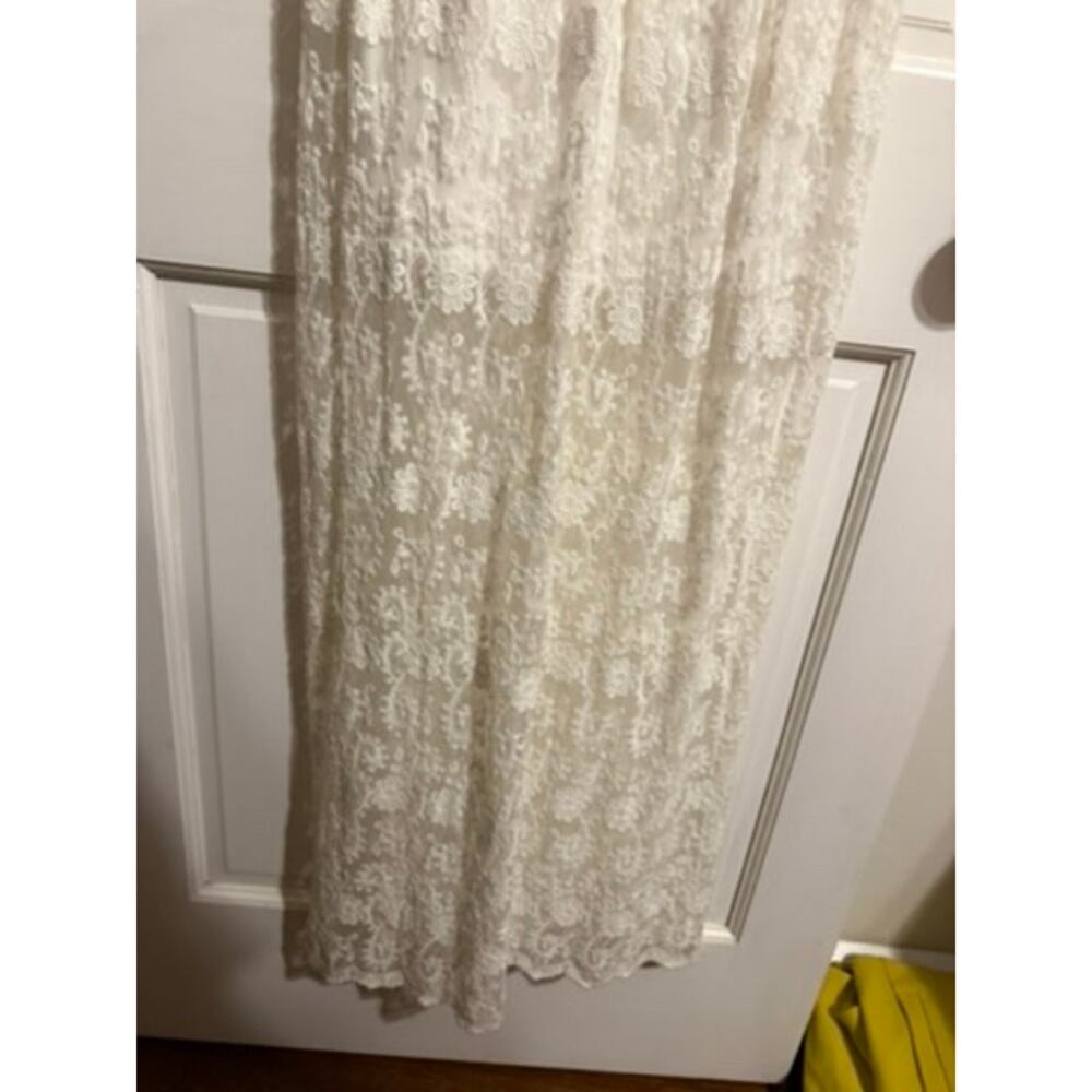 Altar'd State Women's Sleeveless White Lace Maxi Dress - NWT - Extra Small - Picture 4 of 11